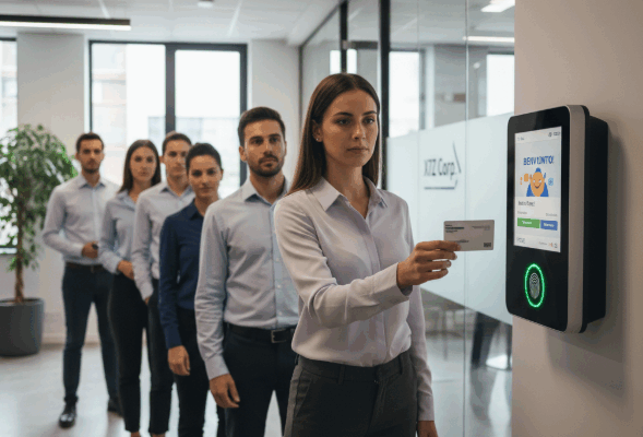 Tesserino timbrature: gestione presenze efficace