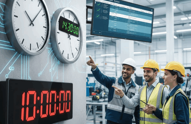 Orologi industriali sincronizzati: guida alla scelta