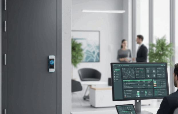 porta blindata con lettore biometrico (1)