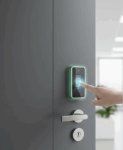 porta blindata con serratura biometrica (1)