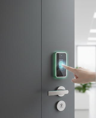 Porta blindata con serratura biometrica: accessi sicuri